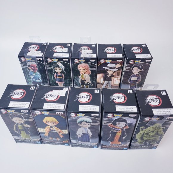 New Bandpresto Demon Slayer WCF World Collectable Figure LOT OF 10 - Picture 3 of 6